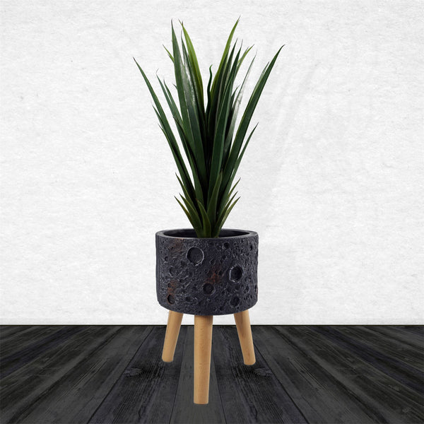 Moon Black Planter