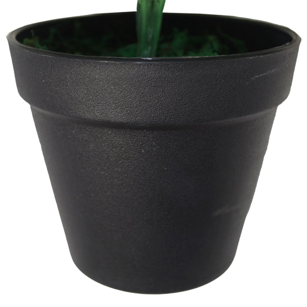 Artificial Hydrangea Plant in Black Plastic Pot 60cm