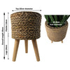 Woven Effect Composite Planter