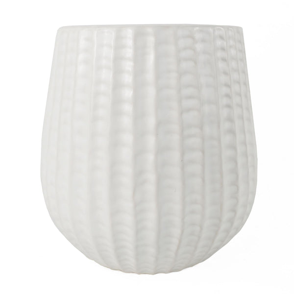 White Ceramic Planter