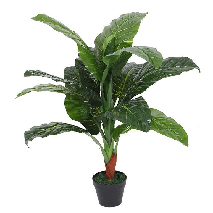 Artificial Leaves Tropical Plants 105cm Colocasia Plants