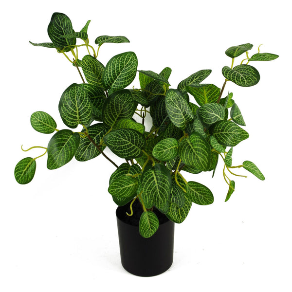 Artificial Foliage Plant Pot Plastic weighted pot 40cm