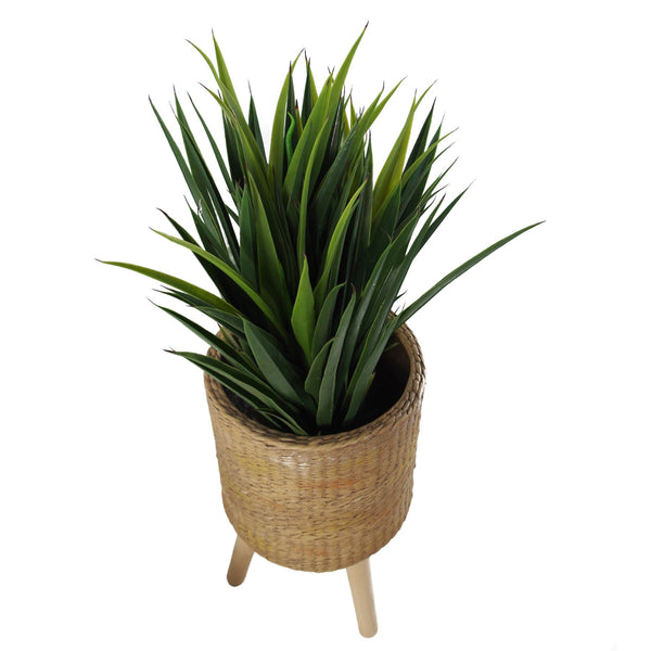 Rattan Effect Composite Planter