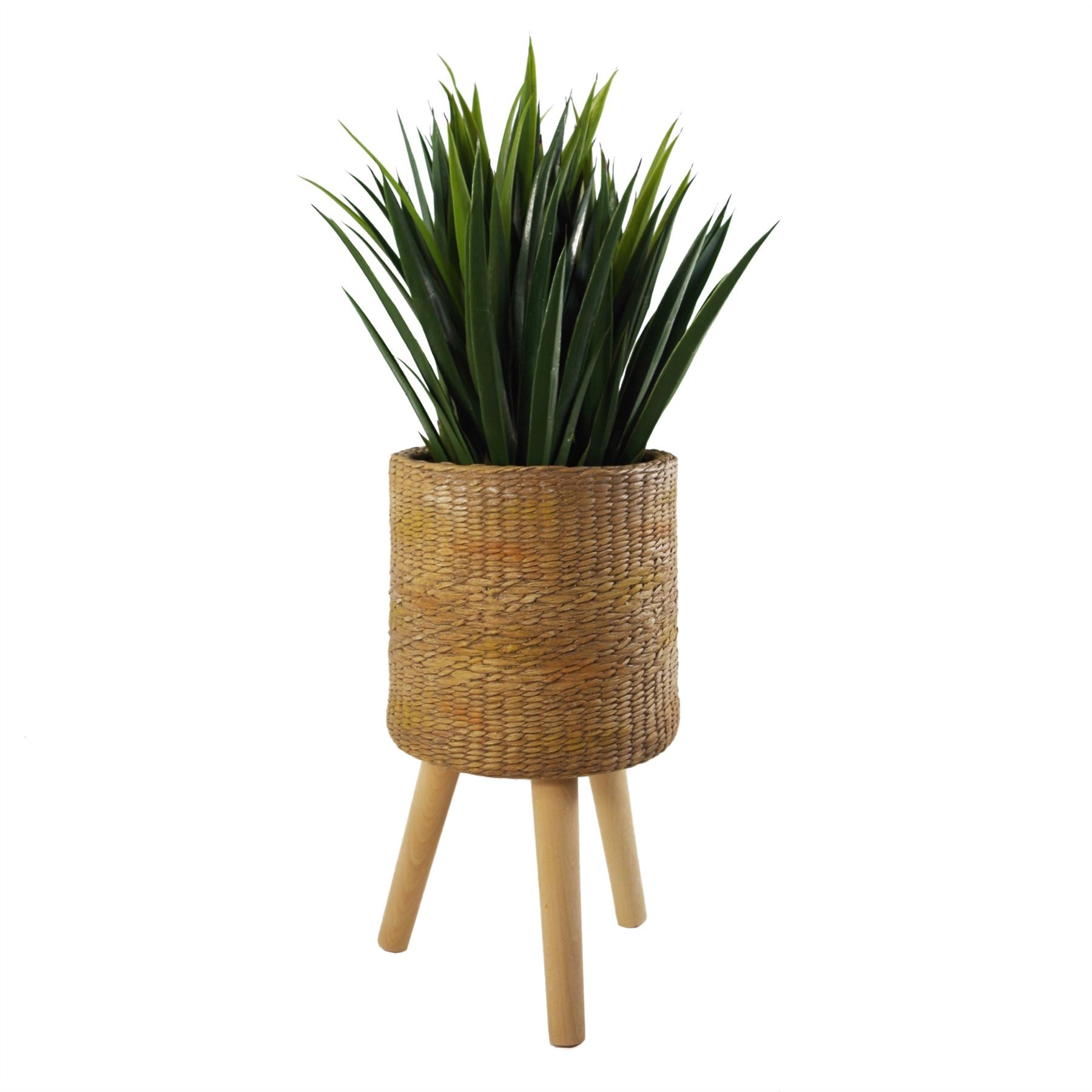 Rattan Effect Composite Planter