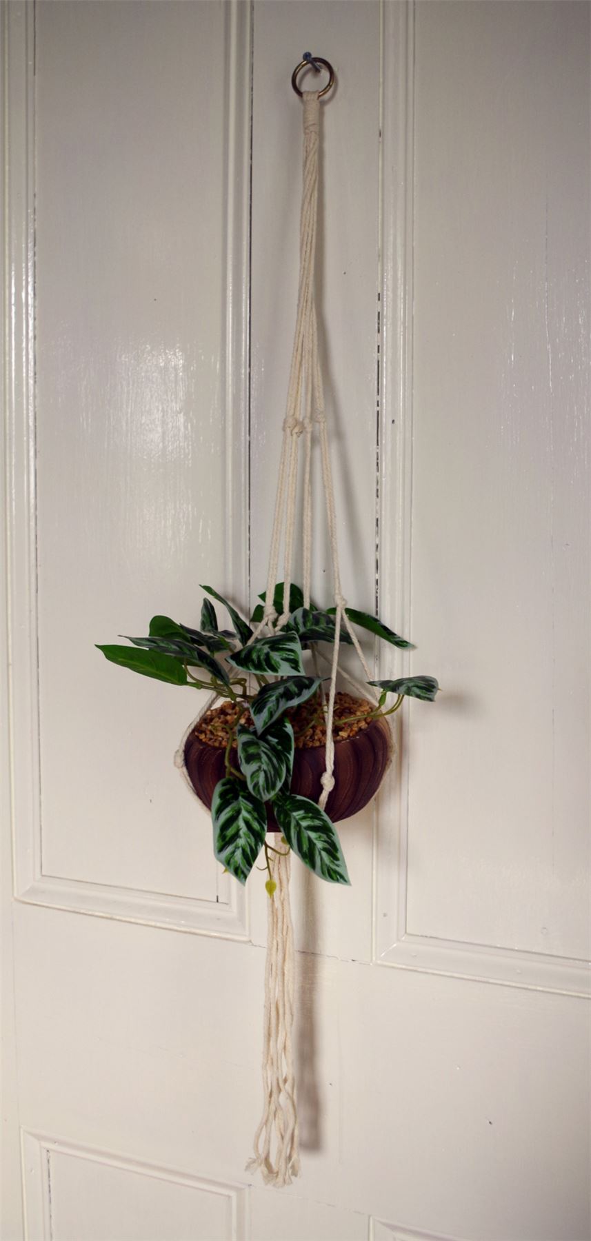 Hanging Artificial Pothos Plant Planter 85cm