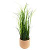 Artificial Grass Plant Peach Dusty Pink Ceramic Planter 60cm