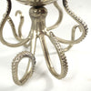 28cm Silver Metal Octopus Bowl Style Planter