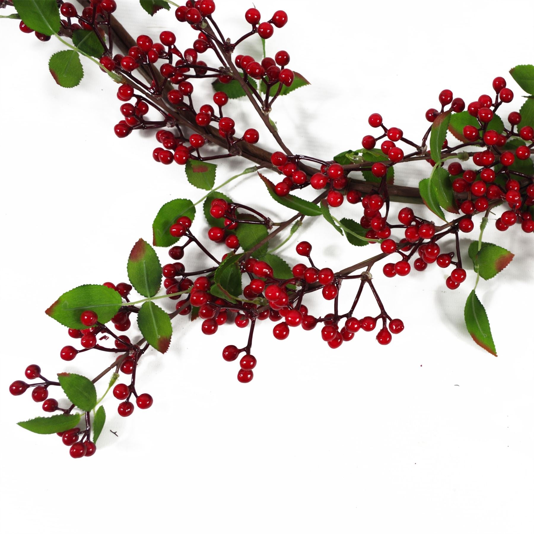 Christmas Look Red Berry Floristry Garland 150cm