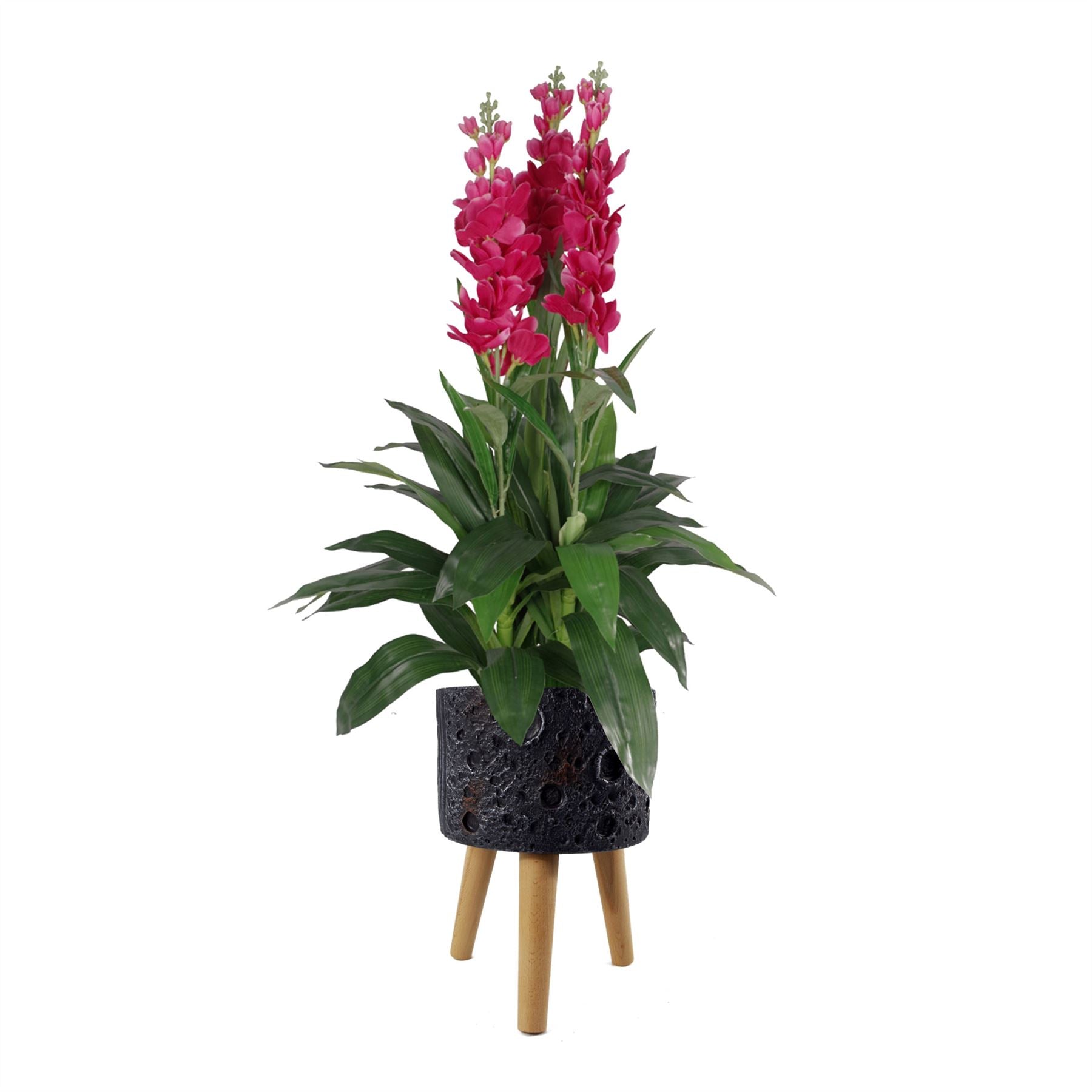 Planters Plant Pots Lunar Black Planter 35cm x 24cm