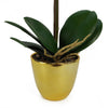 Gold Orchid Artificial Yellow Golden Pot 48cm