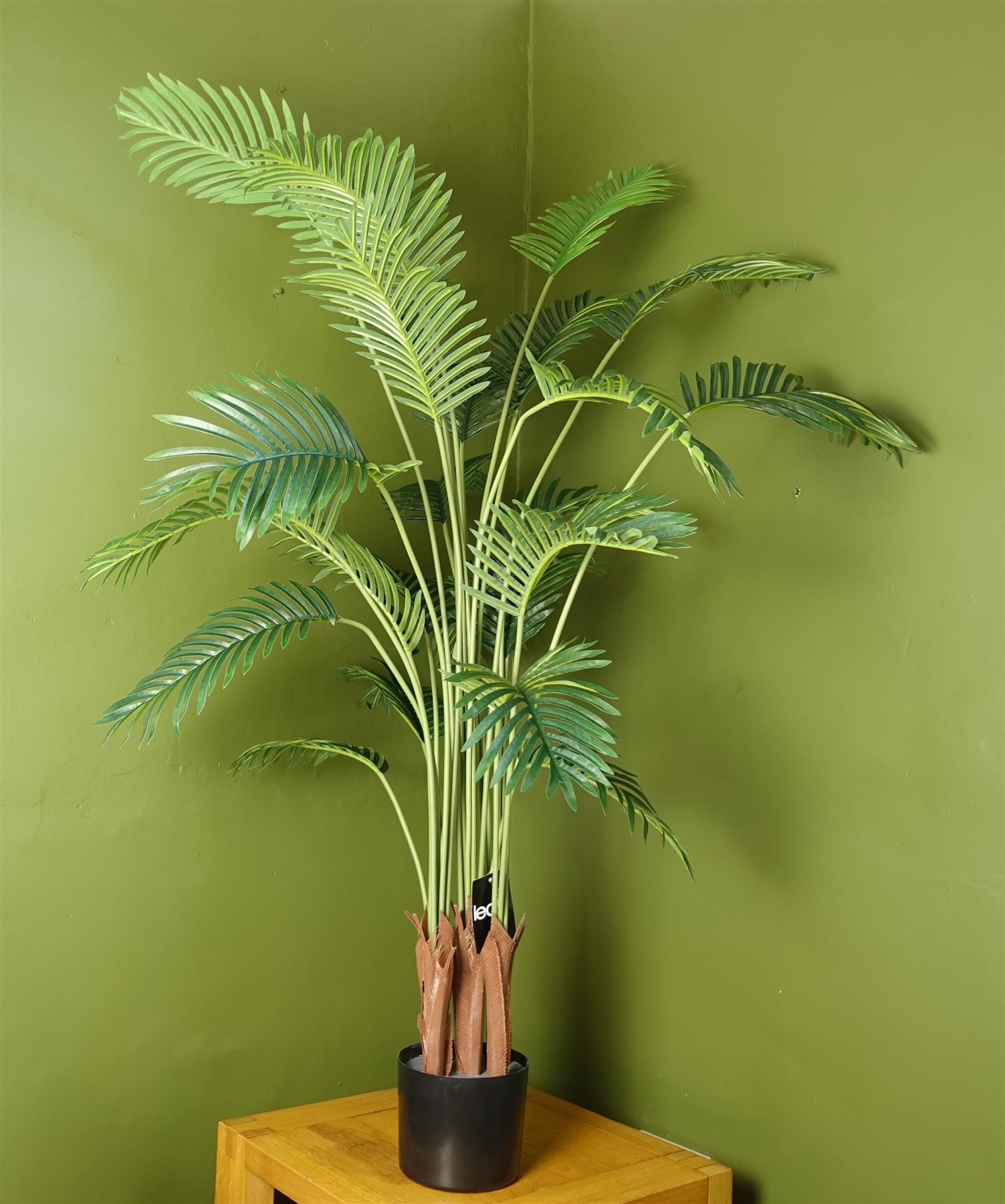 150cm Artificial Areca Palm Tree in Black Pot