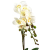 Artificial Orchid Plant White Gold Pot 54cm