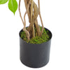 Artificial Wisteria Tree Plant Copper Planter