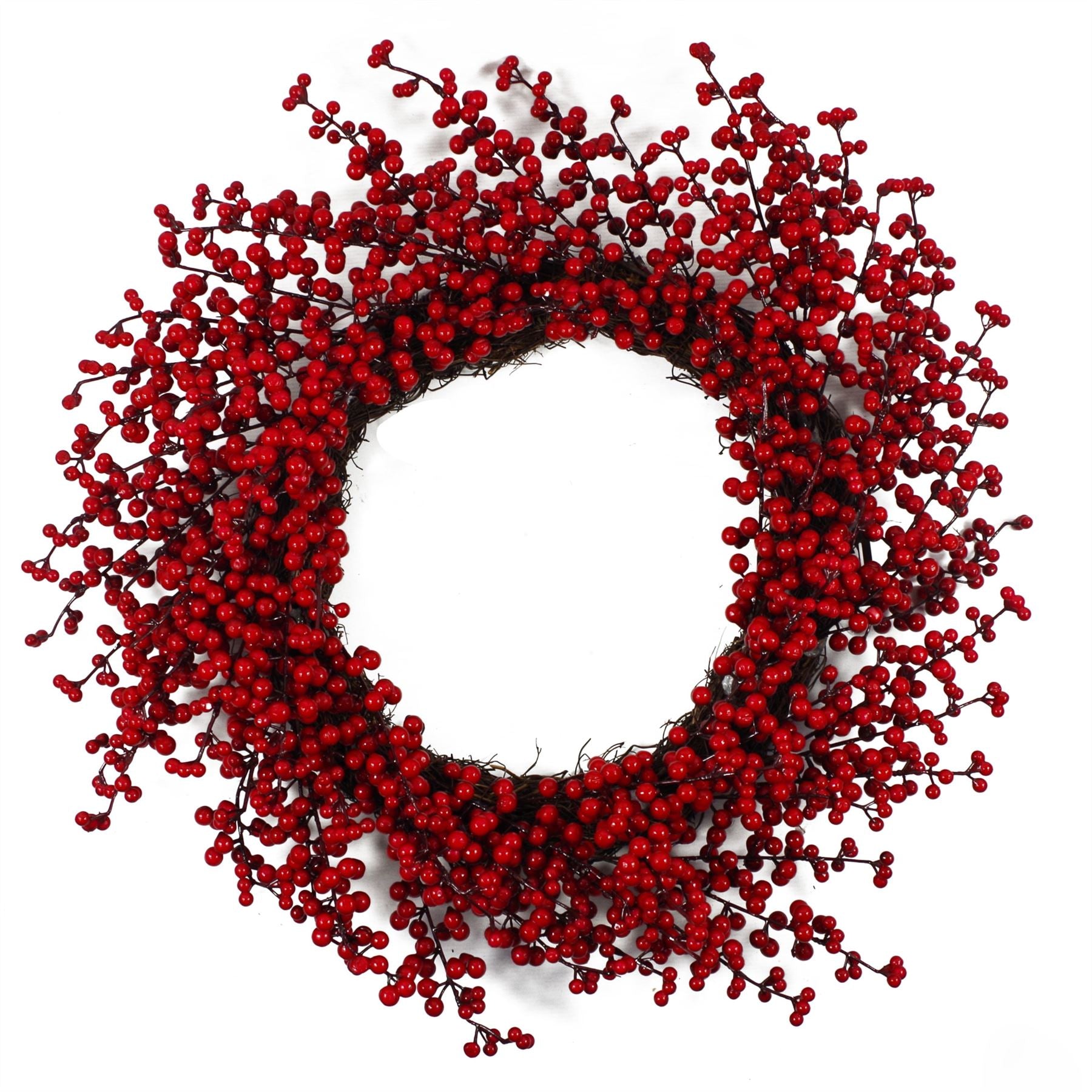 Christmas Red Berry Floristry Wreath 60cm 24