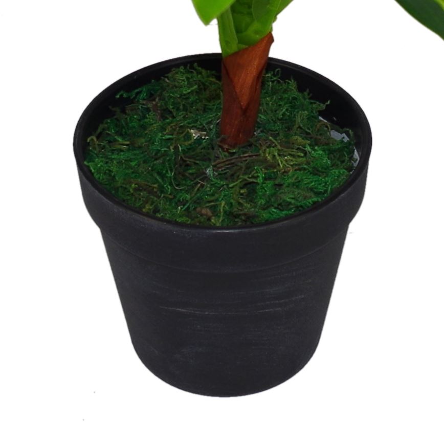 Artificial Foliage Plant Pot Variegated Leaves 40cm Plants